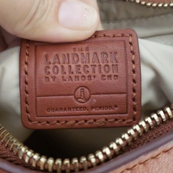 Lands'end The Landmark Collection Leather Bag - Picture 11 of 16